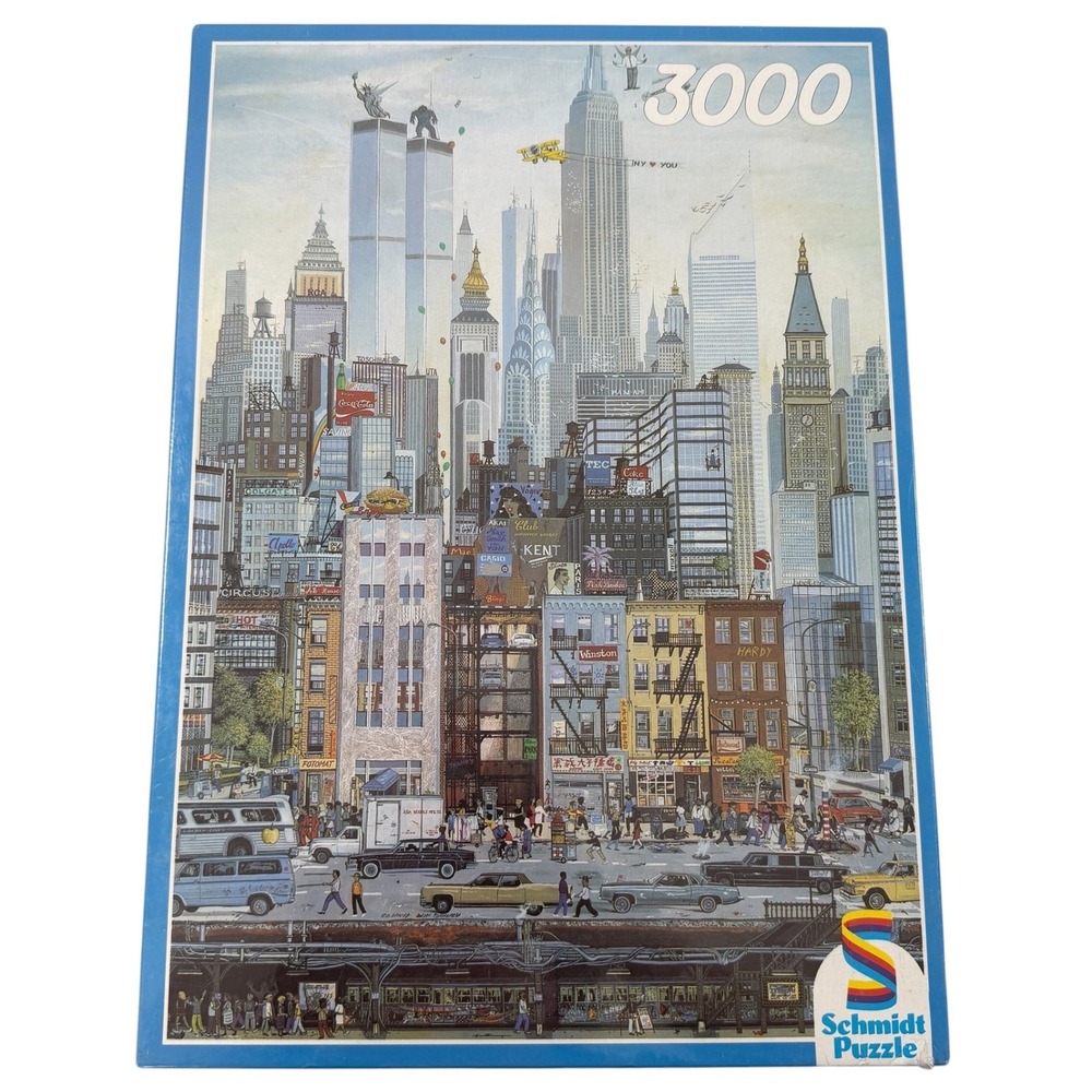 Schmidt Puzzle 3000 Piece New York City Skyline Ryba 02765 Twin Towers Sealed